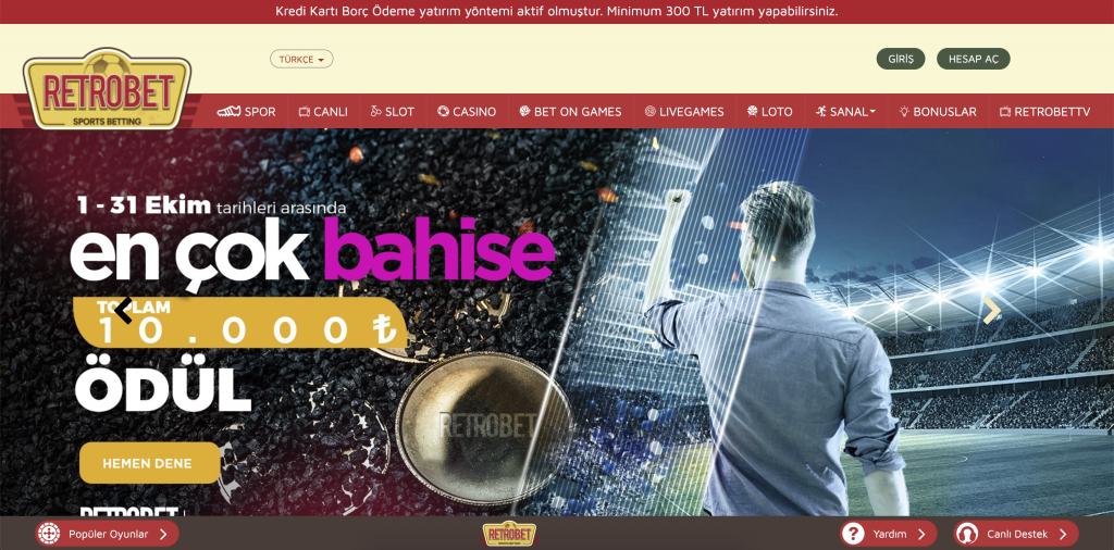 Retrobet bahis turkiye