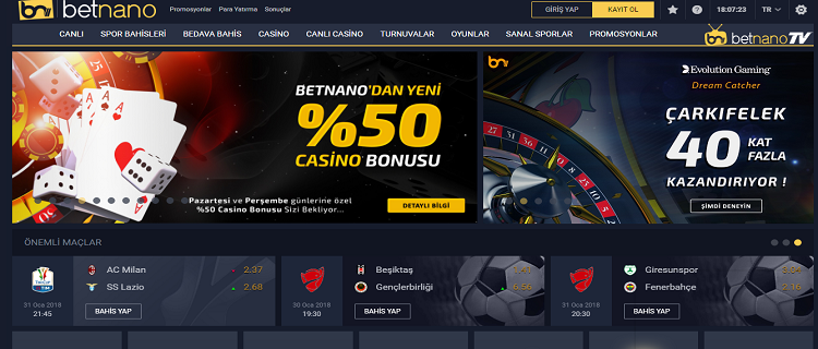 Betnano Mobil turk