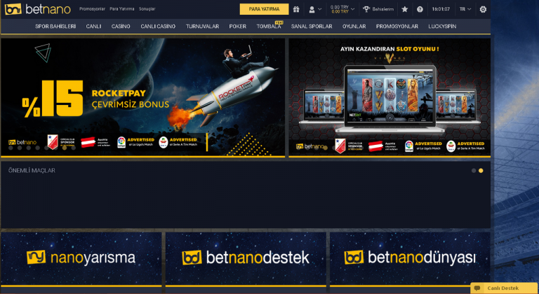 Betnano Canlı Bahis