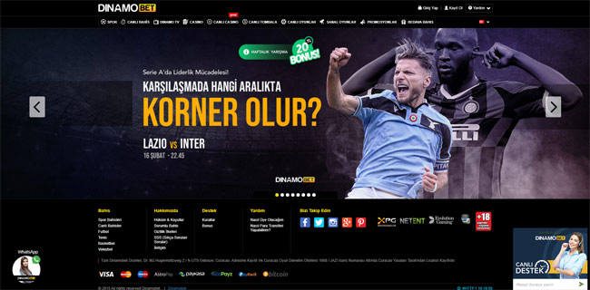 Dinamobet Canlı Bahis