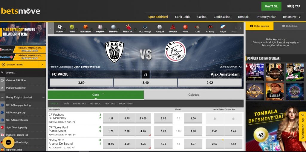 Betsmove Kayıt turk