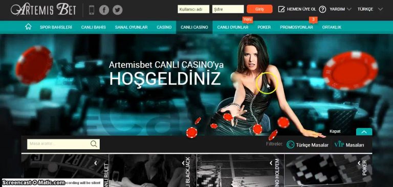Artemisbet Kayıt