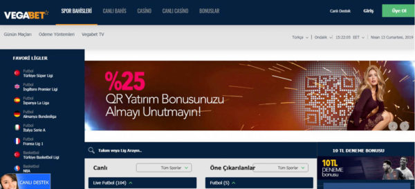 Vegabet Güncel adresi