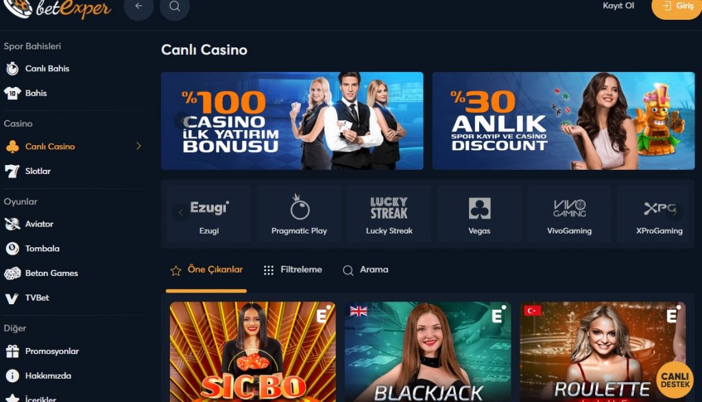 Betexper Canlı Bahis