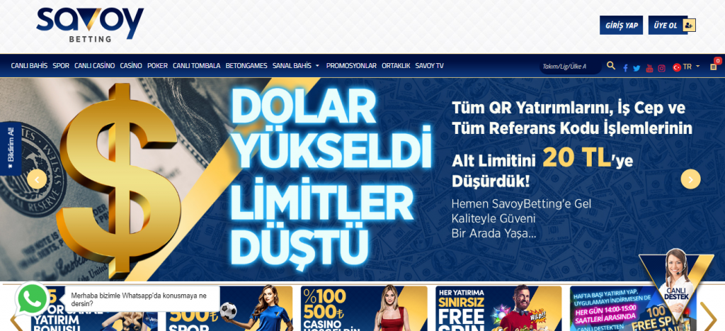 Savoybetting Giriş turk