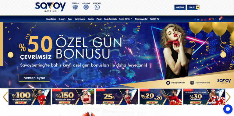 Savoybetting Kayıt